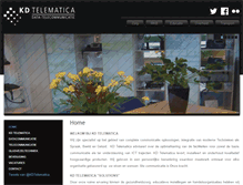 Tablet Screenshot of kdtelematica.nl